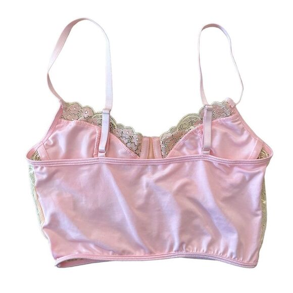 Set Of 3 Lingerie Lace Cropped Valentines Romantic Bralettes - Picture 5 of 13